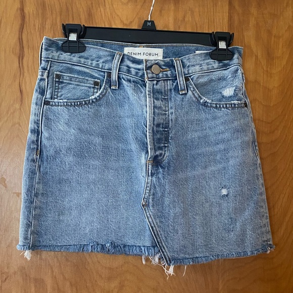 Denim forum The Edie Mini denim skirt size 26 - Picture 2 of 5